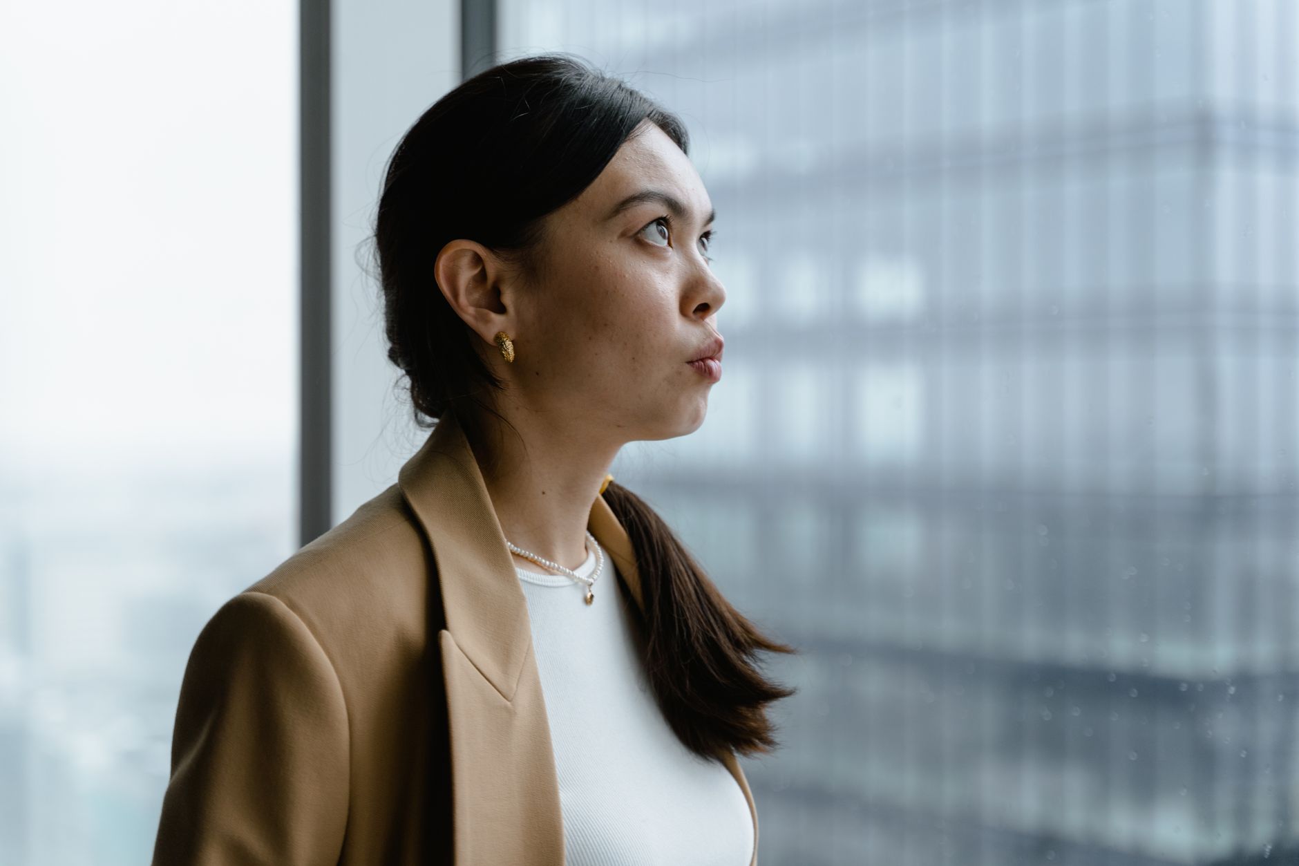 Portrait of a person in business clothing